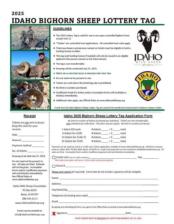 Idaho Bighorn Lottery - Image 2